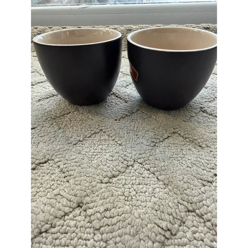 Bailey's Irish Cream MINE and YOURS Mugs Dessert Cups Bowl Ceramic